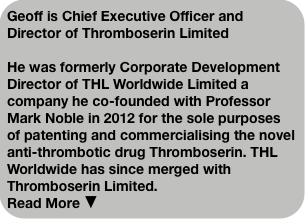 Geoff is Chief Executive Officer and Director of T